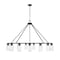 Z-Lite Titus 15 Light Chandelier, 62.5in. W x 31in. H, Matte Black 826-15MB - alternate 5